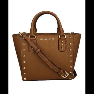 Brown crossbody MK bag
